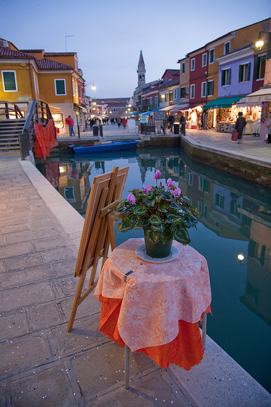 Остров Бурано (Burano), Венеция, разноцветные дома