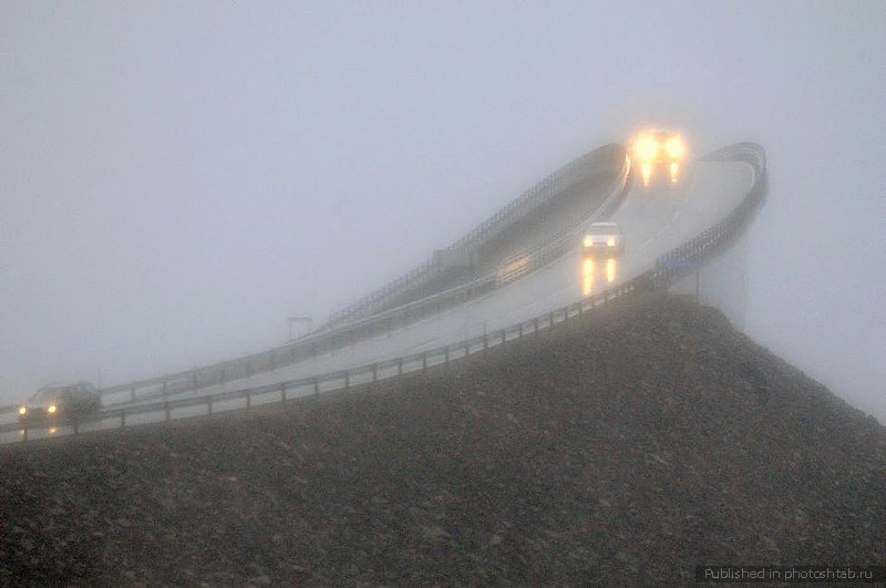 Сторсезандетский мост (Storseisundet bridge) в Норвегии