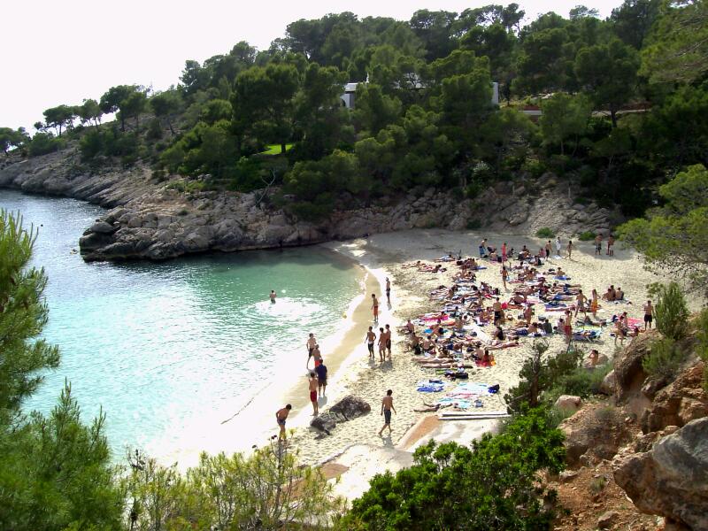 Кала-Салада (Cala Salada), Остров Ибица, Испания