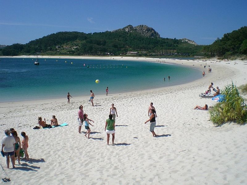 Плайя-де-Родас (Playa de Rodas), остров Сиес, Галисия, Испания