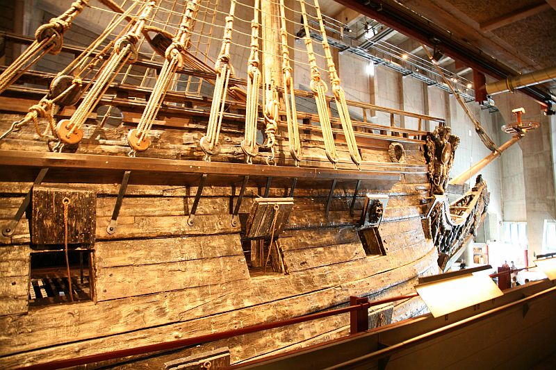 Музей корабля Васа (Vasa), Стокгольм, остров Юргарден (Швеция)