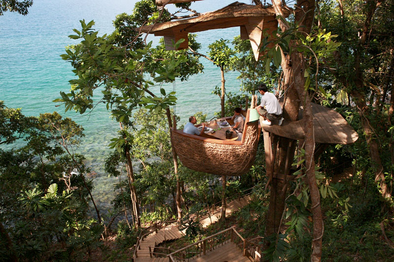 Ресторан на дереве Treepod Dining (Птичье гнездо) остров Ко Куд, Таиланд