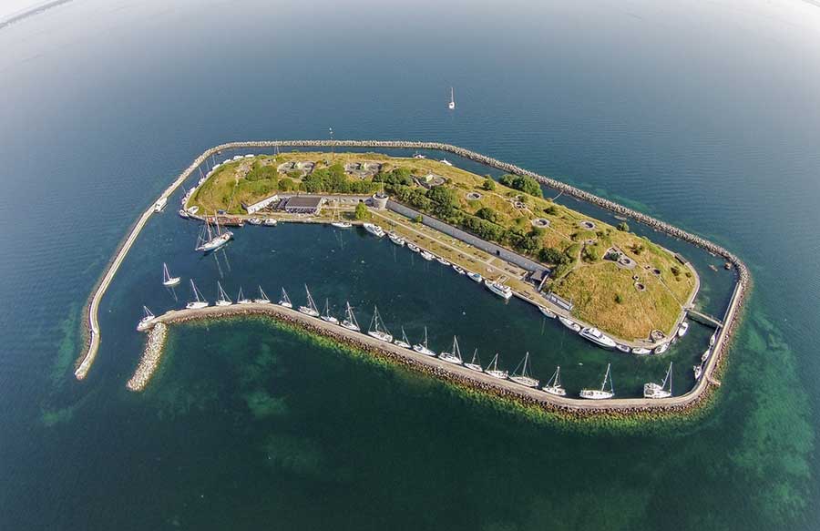 Дания, Копенгаген острова архитектора Маршал Блечер