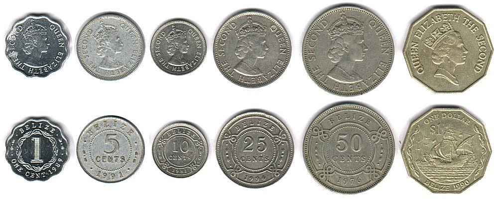 Монеты Белиза